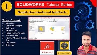 #1 | Graphical User Interface of SolidWorks | Introduction | SolidWorks Tutorial Series |