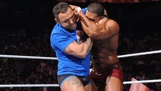 Santino Marella Vs David Otunga Captain Vs Captain Match