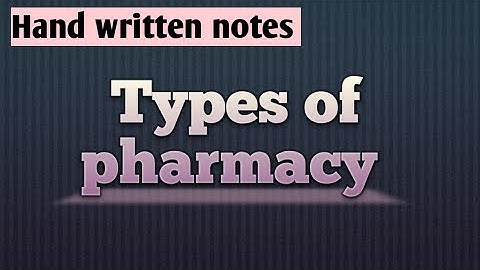 Types of pharmacy | Urdu lecture | learn with aroosa waheed