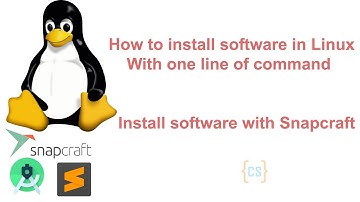 How to install software in Linux. how to install snapcraft. [#codewithsudheesh]