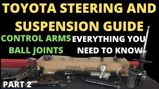 Toyota Steering and Suspension Guide Part 2 : Control arms and Ball joints