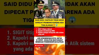 Download Lagu 3 Alasan KAPOLRI Mustahil Prabowo Pecat⁉️#polisi #listyosigit #saiddidu #shorts #fyp #short #viral MP3