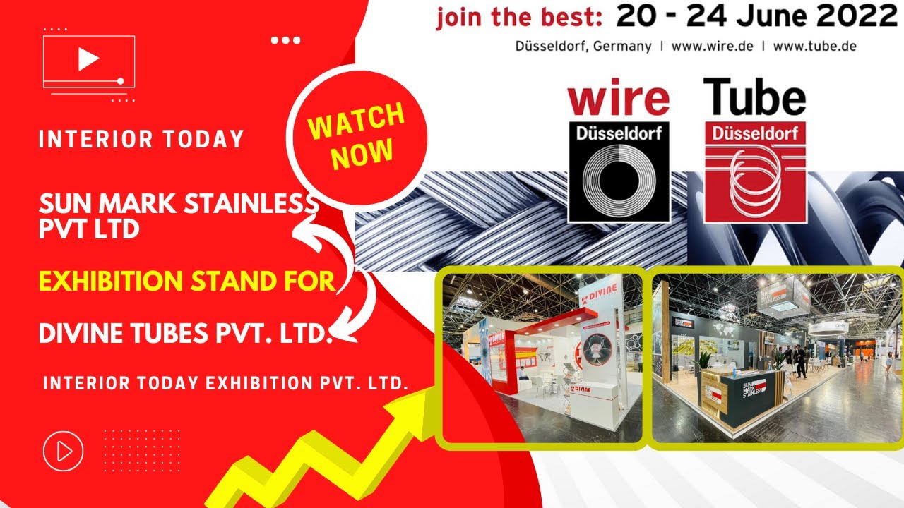 Wire & Tube Dusseldorf 2022 Stand Delivered For Divine Tubes & Sun