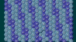 Simulation of Axis 64 - Interactive Harmonic Table