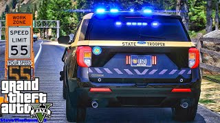 Highway Patrol Saturday| FHP|| GTA 5 Lspdfr Mod| 4K