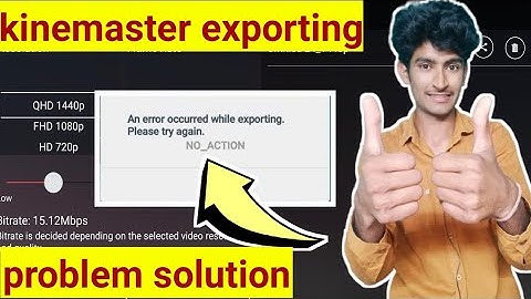 kinemaster export problem solution 2020 | kinemaster error problem || kinemaster editing Problem