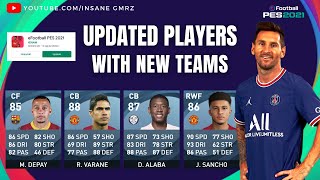 PES 21 PLAYERS AFTER DEC 16TH v5.6.0 PES UPDATE | NEW DATA PACK & POTW PACK