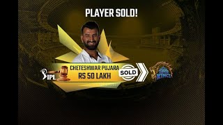 Cheteshwar Pujara - IPL Auction 2021 | Sold for Chennai Super Kings | #csk #pujara #ipl #vivoipl #25 screenshot 4