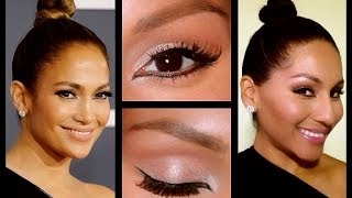 TUTORIAL: JENNIFER LOPEZ INSPIRED MAKEUP GRAMMYS | BEAUTYBYMARIELA screenshot 5
