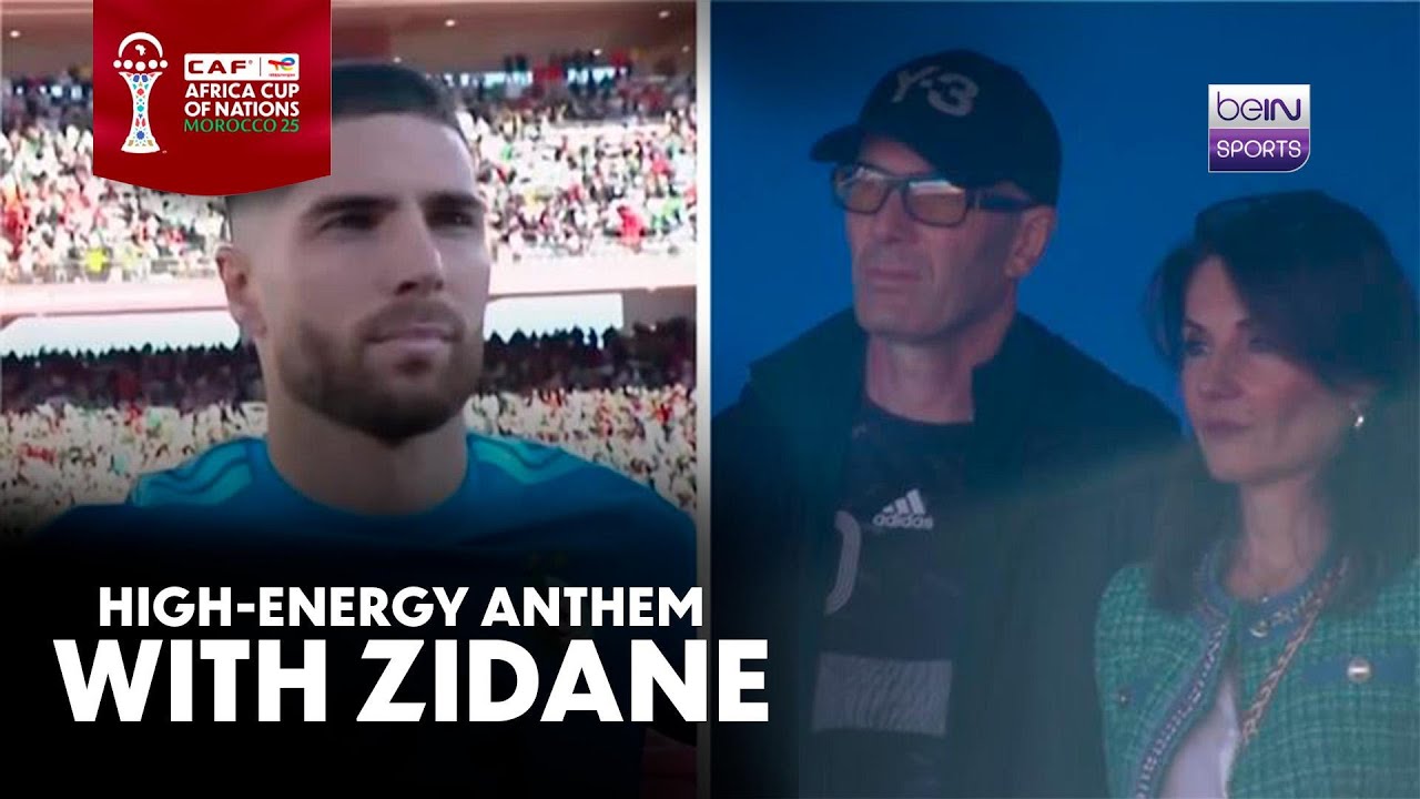 Algeria vs Nigeria | Zidane witnessed Algeria’s energetic national anthem | AFCON 2025 Highlights