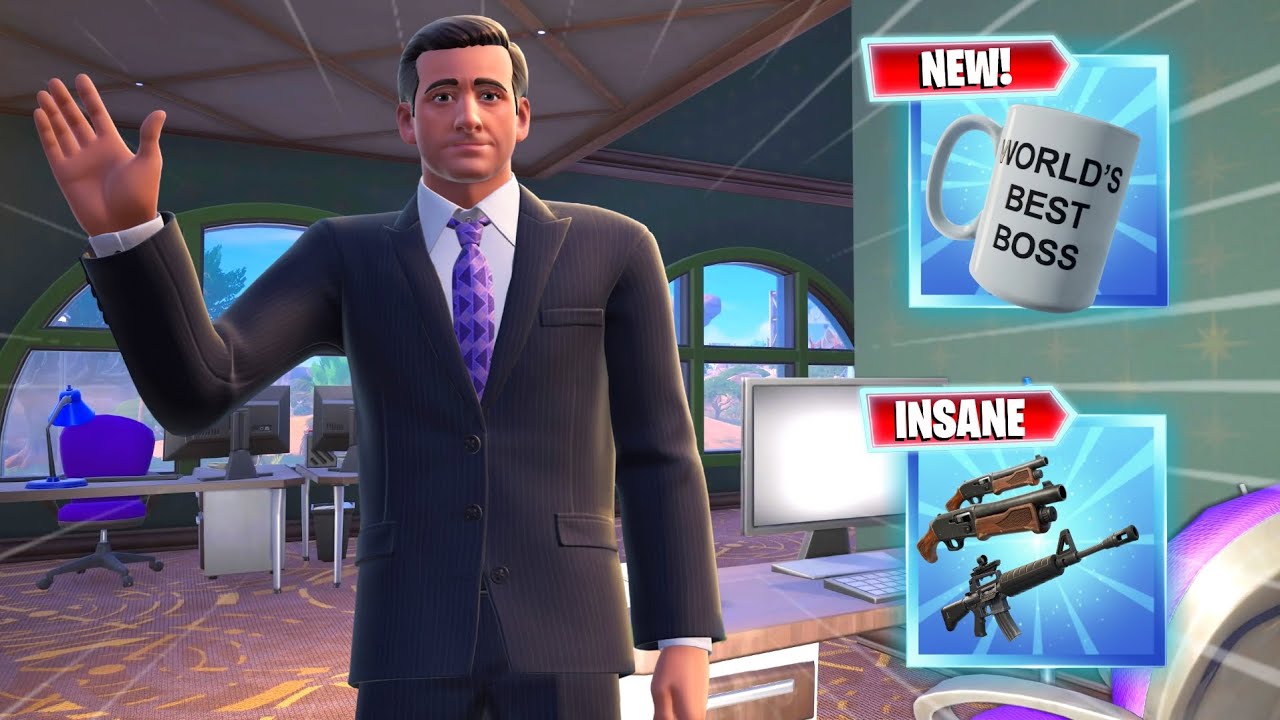 The NEW Michael Scott The Office Skin is INSANE! (Fortnite Southpark Update)