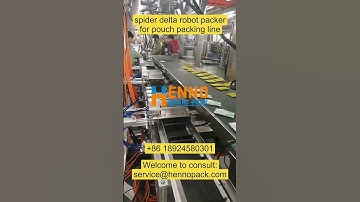 spider delta robot packer for pouch packing line#machine #packing #carton #factory