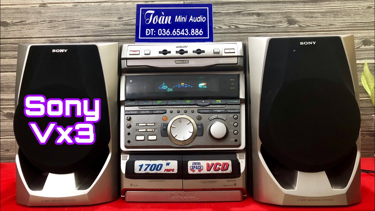 Đúng là SONY dàn 2Tr2 thôi mà bass đập tung nóc - SONY VX3 - LH 036. ...