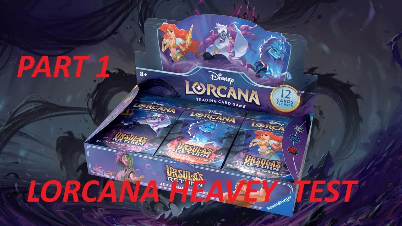 Pt 1 Weighing Ursula’s Return Booster Packs! | Are Disney Lorcana Heavy Packs Real?! (Duel Boot)