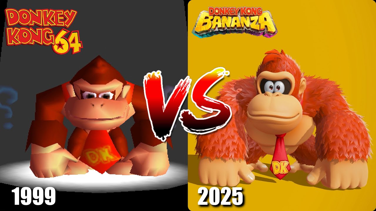 Donkey Kong Bananza vs DK64