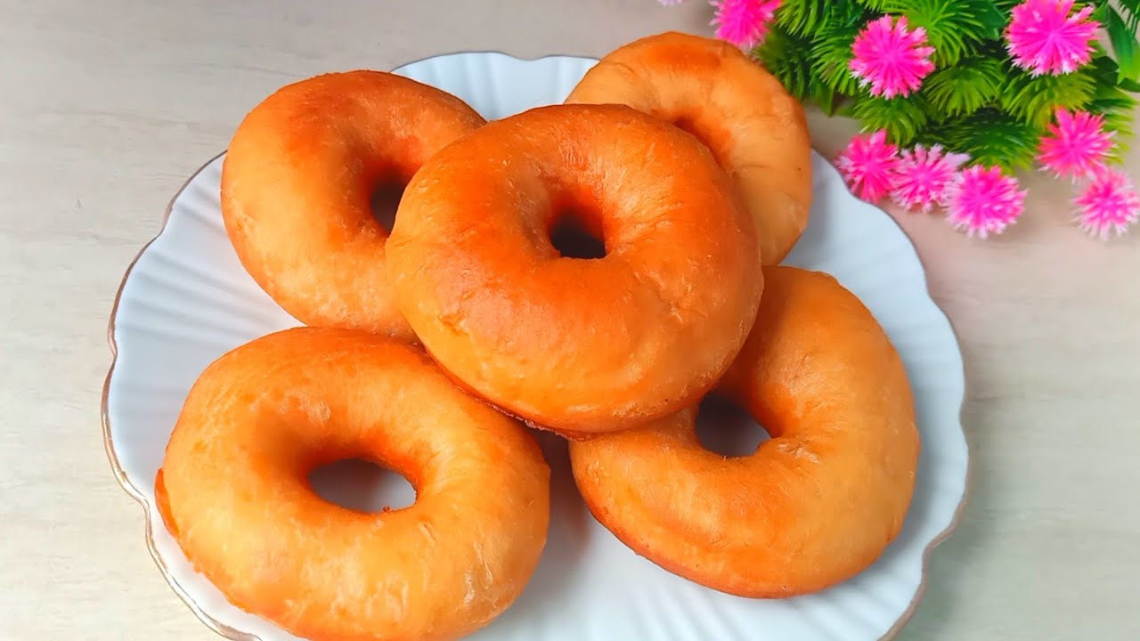 আটা দিয়ে তৈরি পারফেক্ট ডোনাট /  বিকেলে/টিফিনে সহজ ও বেস্ট নাস্তার রেসিপি/Easy Donuts Recipe Bangla