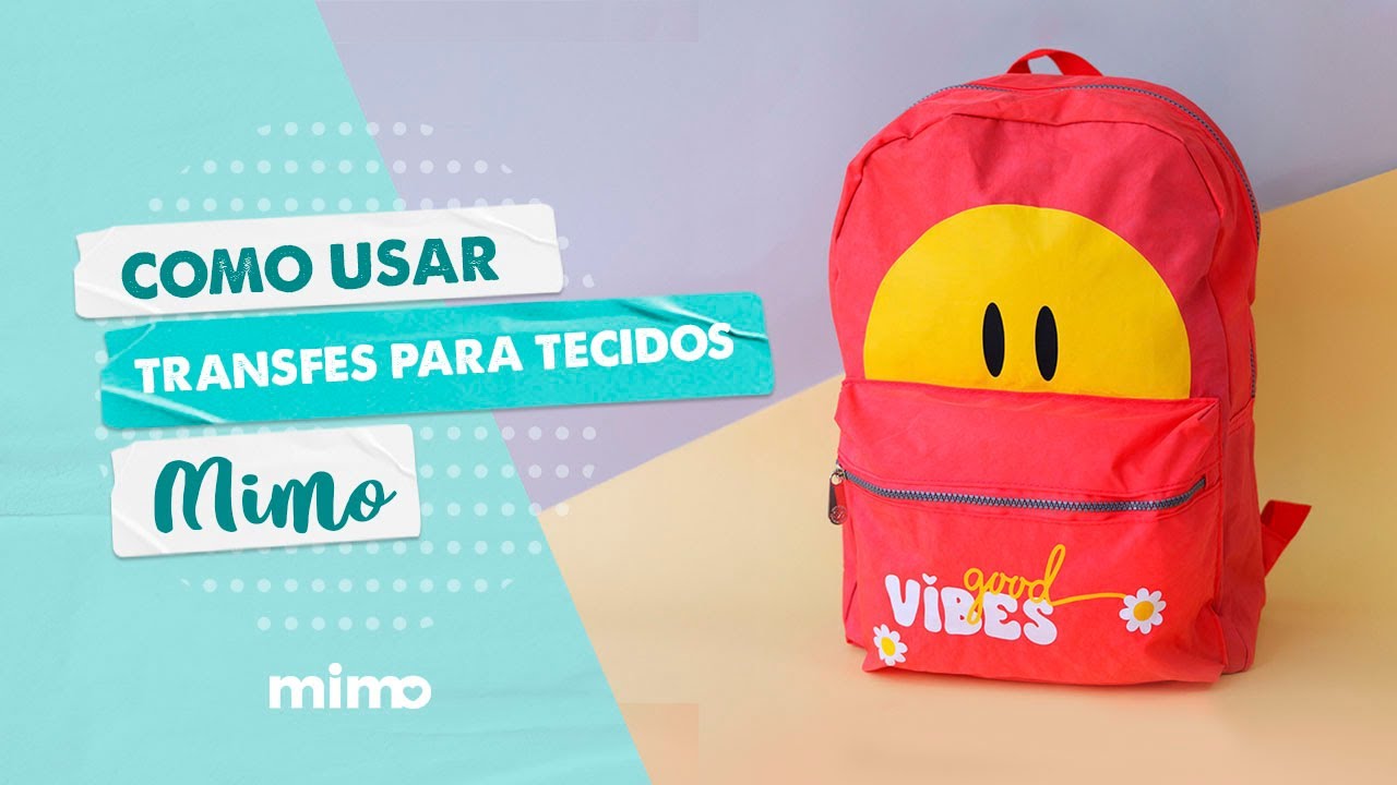 Como Usar Transfers para Tecidos Mimo - DIY Mochila Personalizada