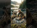 she built a stone house in an island  #diy  #craft