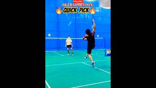 🔥Quick Pick🔥                       #shorts #badminton #youtubeshorts #sports