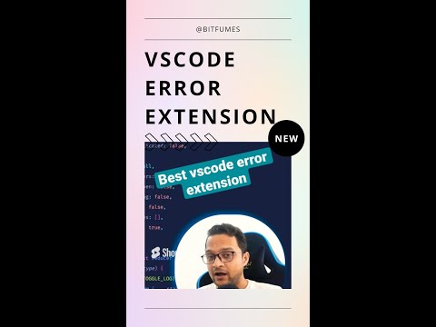 Best vscode error extension #shorts #vscode #programming  #javascript