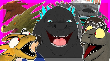 Godzilla & Ghidorah React to ♪ Entire GODZILLA THE MUSICAL Animated Song Series