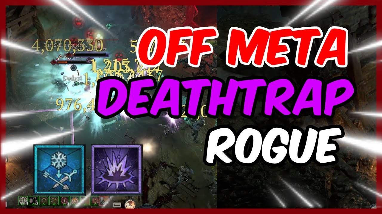 [DIABLO 4] FUN WITH OFF-META DEATHTRAP ROGUE (S2 SPEEDFARM BUILD SHOWCASE)