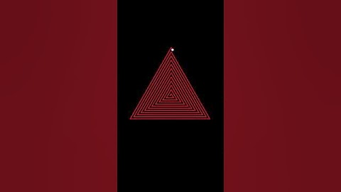 Recursive Mathematics Art: An Algorithmic Triangular Spiral #algorithms #sequences #patterns