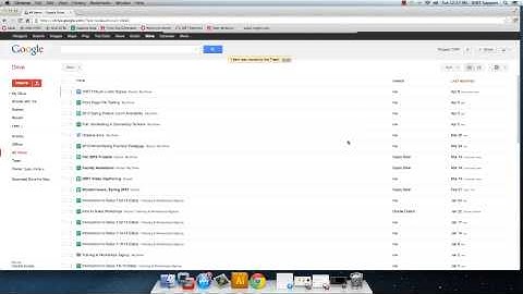 Instructional Screencast: Google Drive