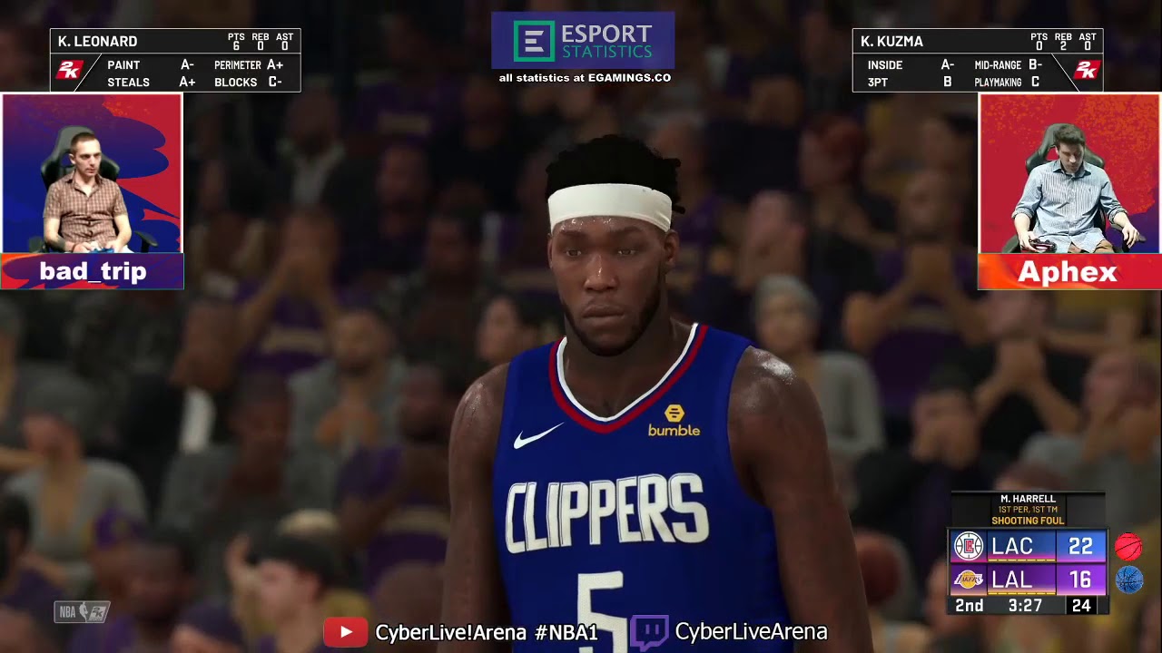 2020.07.05 Cyber NBA All Stars League YouTube