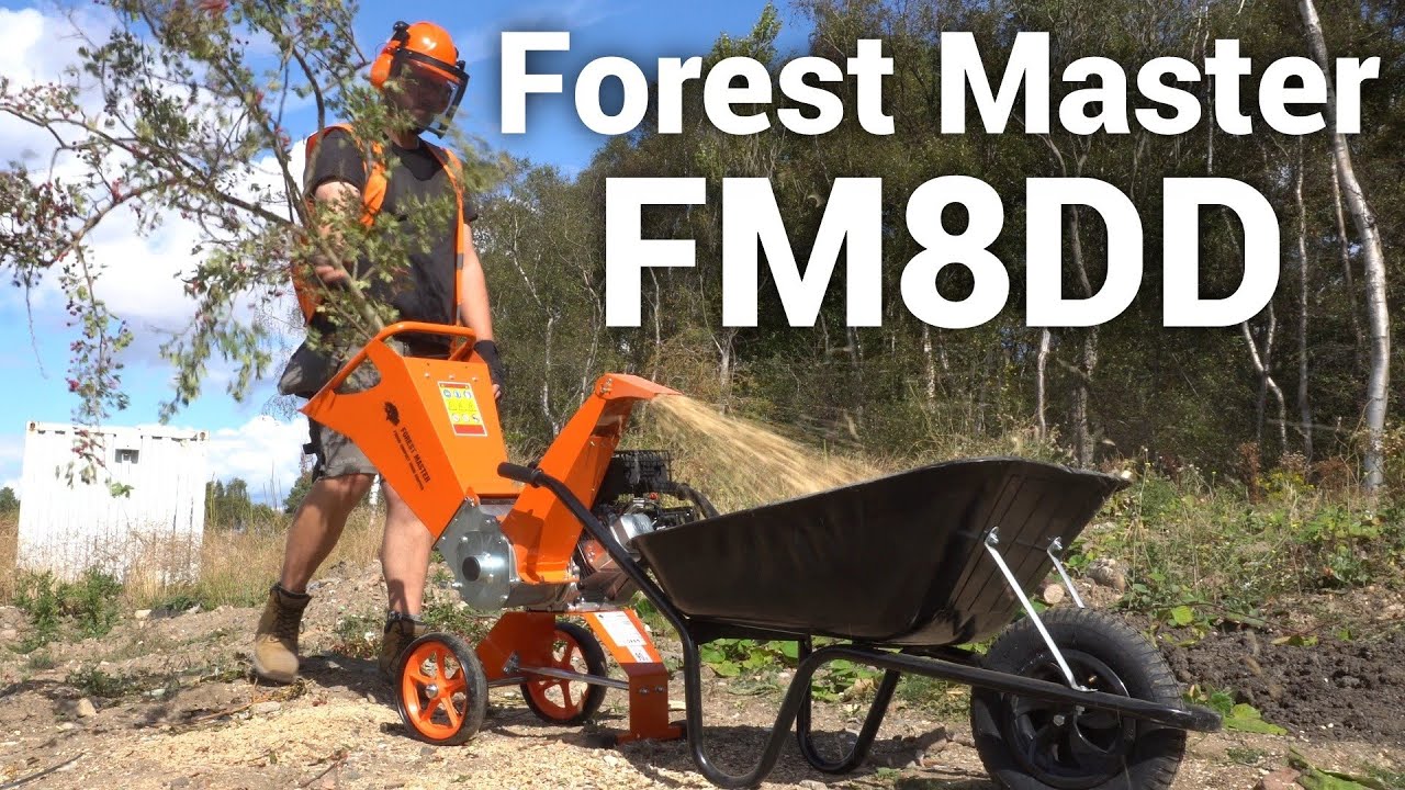 FM8DD Compact Heavy-Duty Petrol Wood Chipper & Mulcher | Powerful