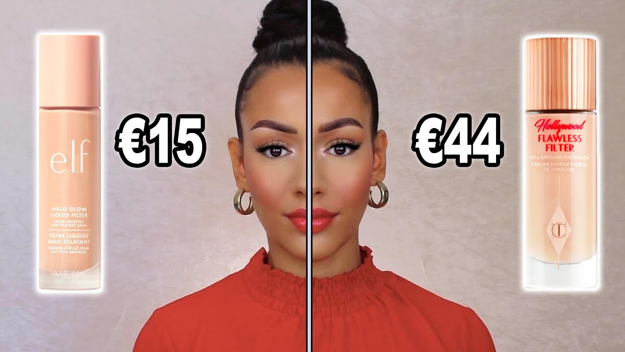 ELF HALO GLOW LIQUID FILTER VS CHARLOTTE TILBURY FLAWLESS FILTER REVIEW