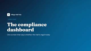 The compliance dashboard