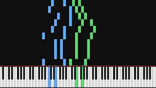 Martin Luther - Aus tiefer Not schrei ich zu dir | Piano Visualization