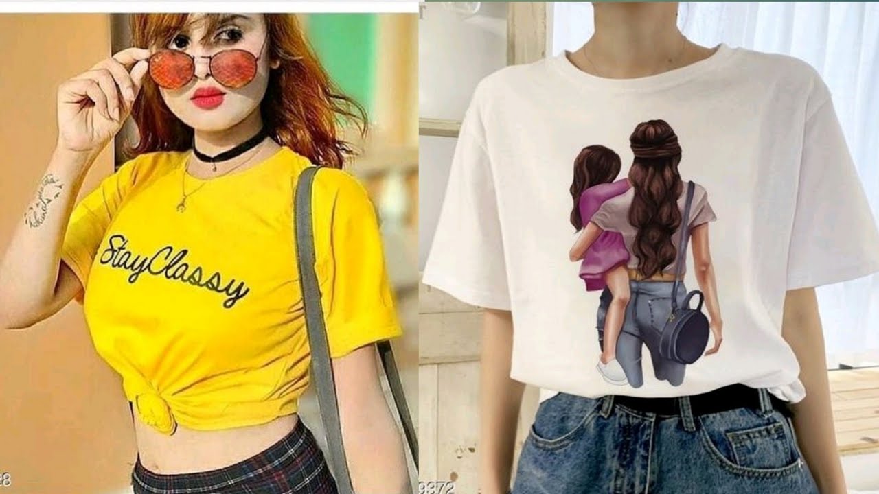 Types Of Tshirt With Names/Tshirt For Girls And Women With Names/Crop