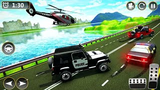Offroad Police Jeep 4X4 Driving And Racing Game Impossible Jeep Driving Gameplay screenshot 2