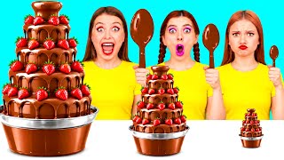 Big, Medium and Small Plate Challenge | Smart Gadgets vs Hacks