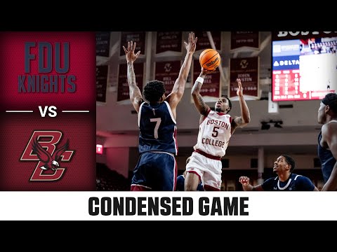 Fairleigh Dickinson vs. Boston College Condensed Game | 2025-26 ACC Men’s Basketball