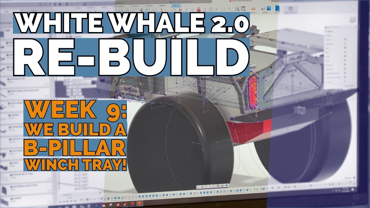 Week 9: We build a B-pillar winch-tray! - YouTube