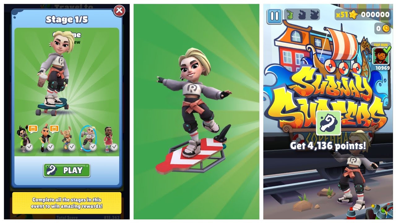 Subway Surfers Plant Invasion: No Floor Challenge in Copenahgen 2021