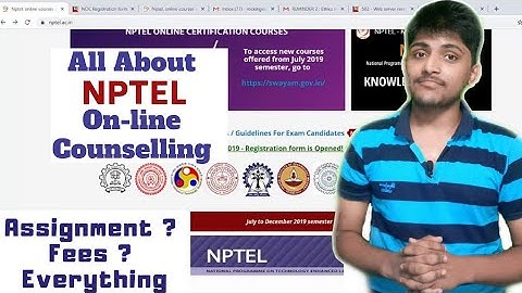 All about Nptel Online Courses || Moocs || B.Tech Honours