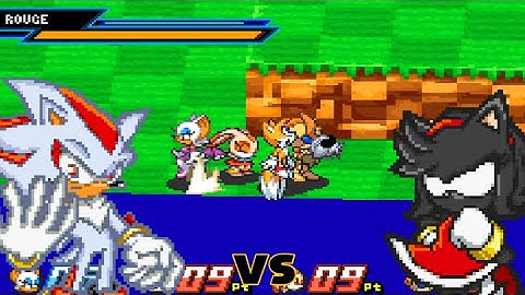Sonic Battle - Hyper Shadow VS Dark Amy Mod