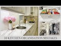 10 KITCHEN ORGANISATION MISTAKES