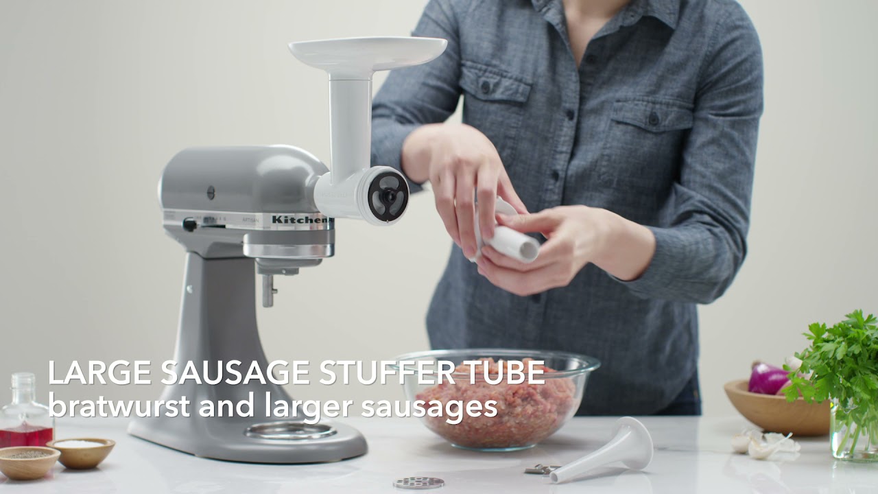 KitchenAid Slicer/Shredder + Grinder/Sausage Stuffer Attachment