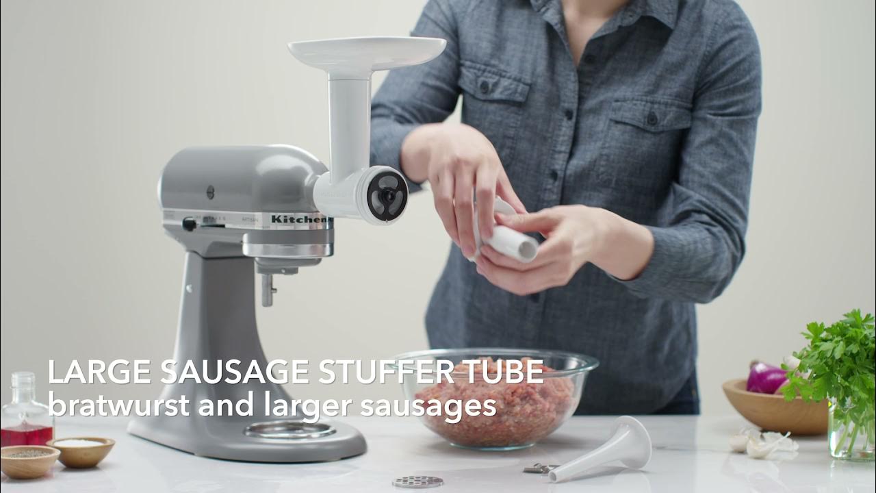 For KitchenAid Stand Blender Meat Grinder Sausage Stuffer Tubes