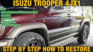 Isuzu Trooper: Maintainace ➤ECU,RPCV,OIL PIPE,Injectors,Change Oil and Change Filter