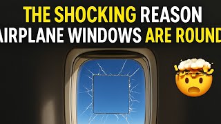 The SHOCKING Reason Airplane Windows Are Round 🤯 | Why Airplane Windows Are NEVER Square! ✈️🔎