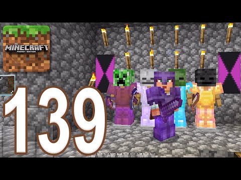Minecraft Pocket Survival - Gameplay Walkthrough Part 139 - Netherite Armor (iOS, Android)