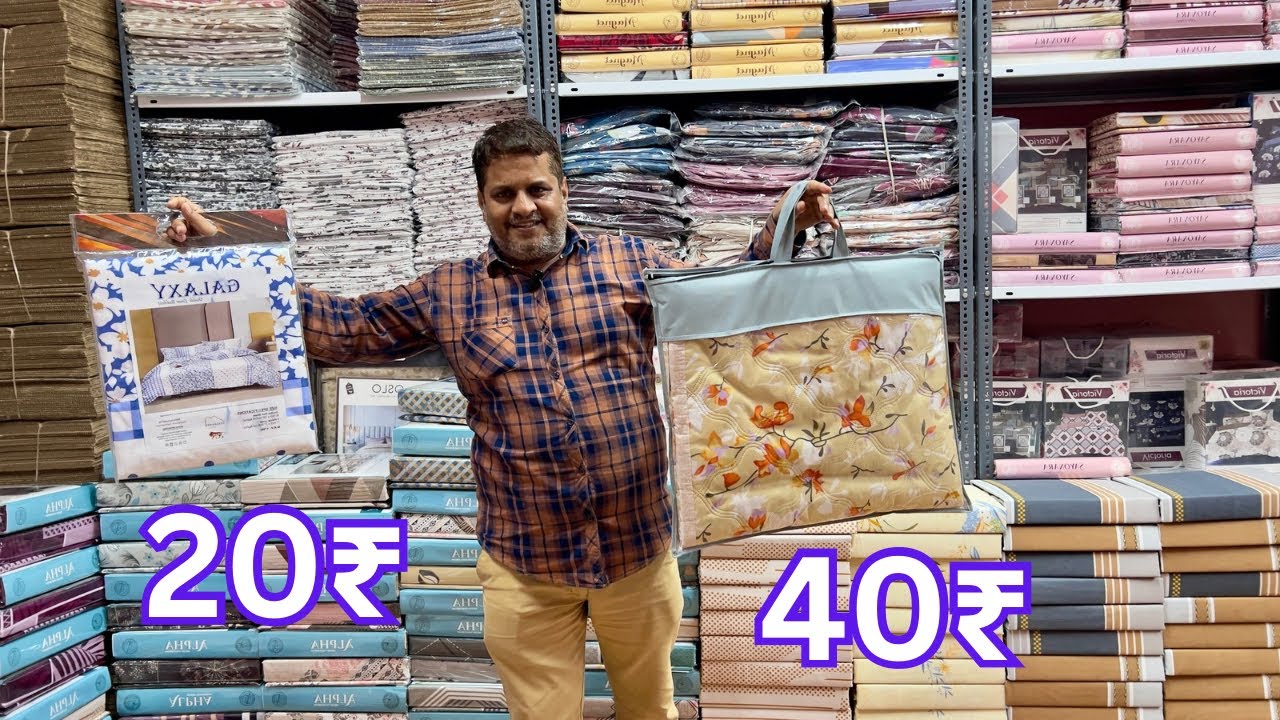 Biggest Bedsheet wholesale Market in India Bedsheet wholesale Market