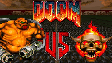 Mancubus vs Lost Soul - Doom Classic: Versus Battle - Monster Infighting - Retro Deadly Arena