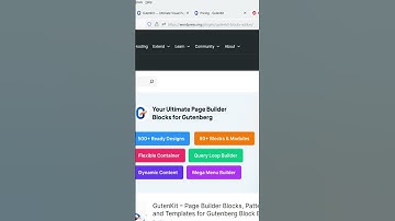 Free WordPress Gutenberg Block Editor Addon #shorts